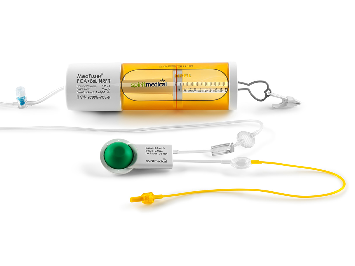 MedFuser® PCA plus Basal NRFit Portable Elastomeric Infusion Pump with Patient Control Analgesia module