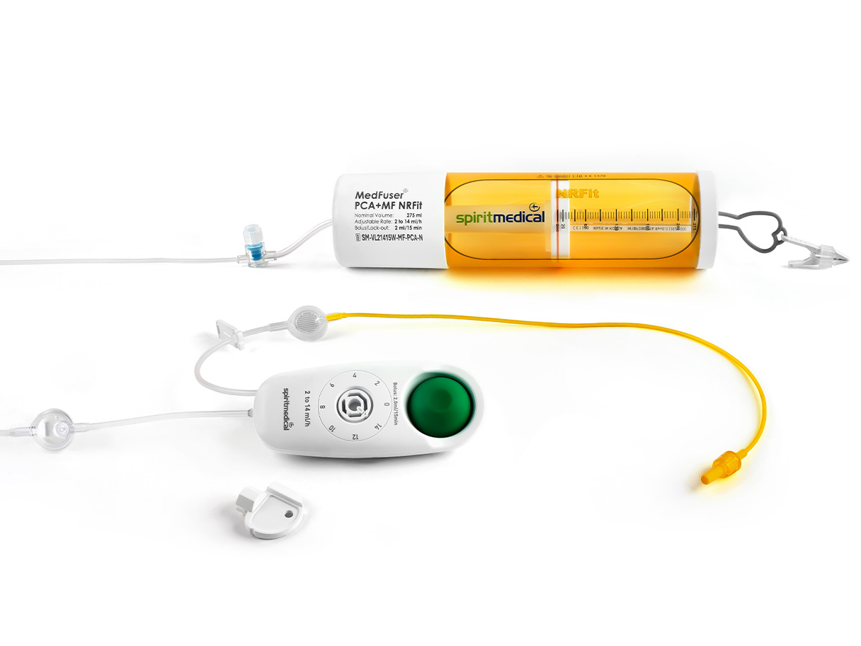 MedFuser® PCA MultiFlow NRFit Portable Elastomeric Infusion Pump with MultiFlow Patient Control Analgesia Module